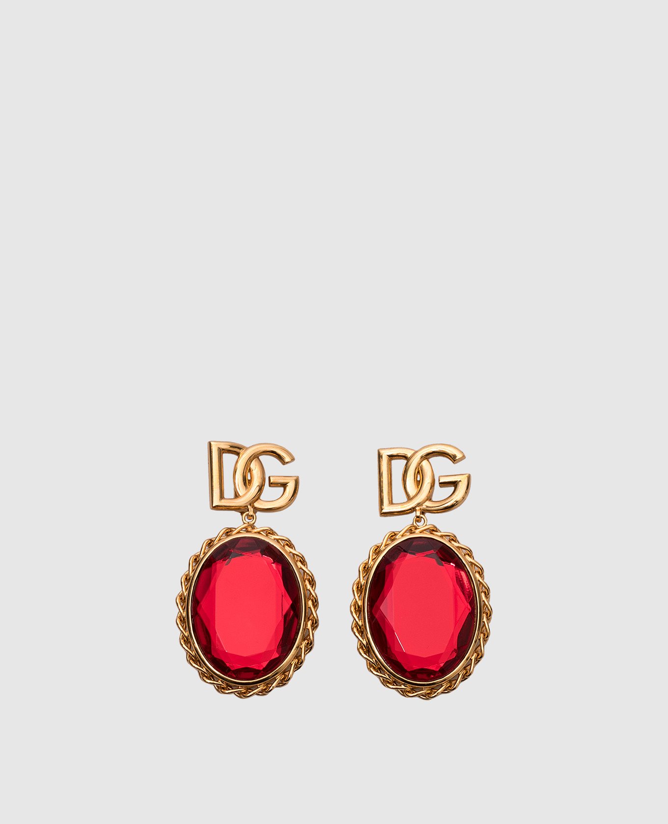 

Gold-tone clips with DG logo Dolce&Gabbana, Golden