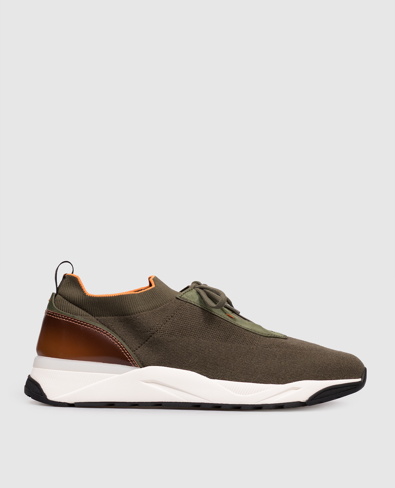 Green sneakers Santoni