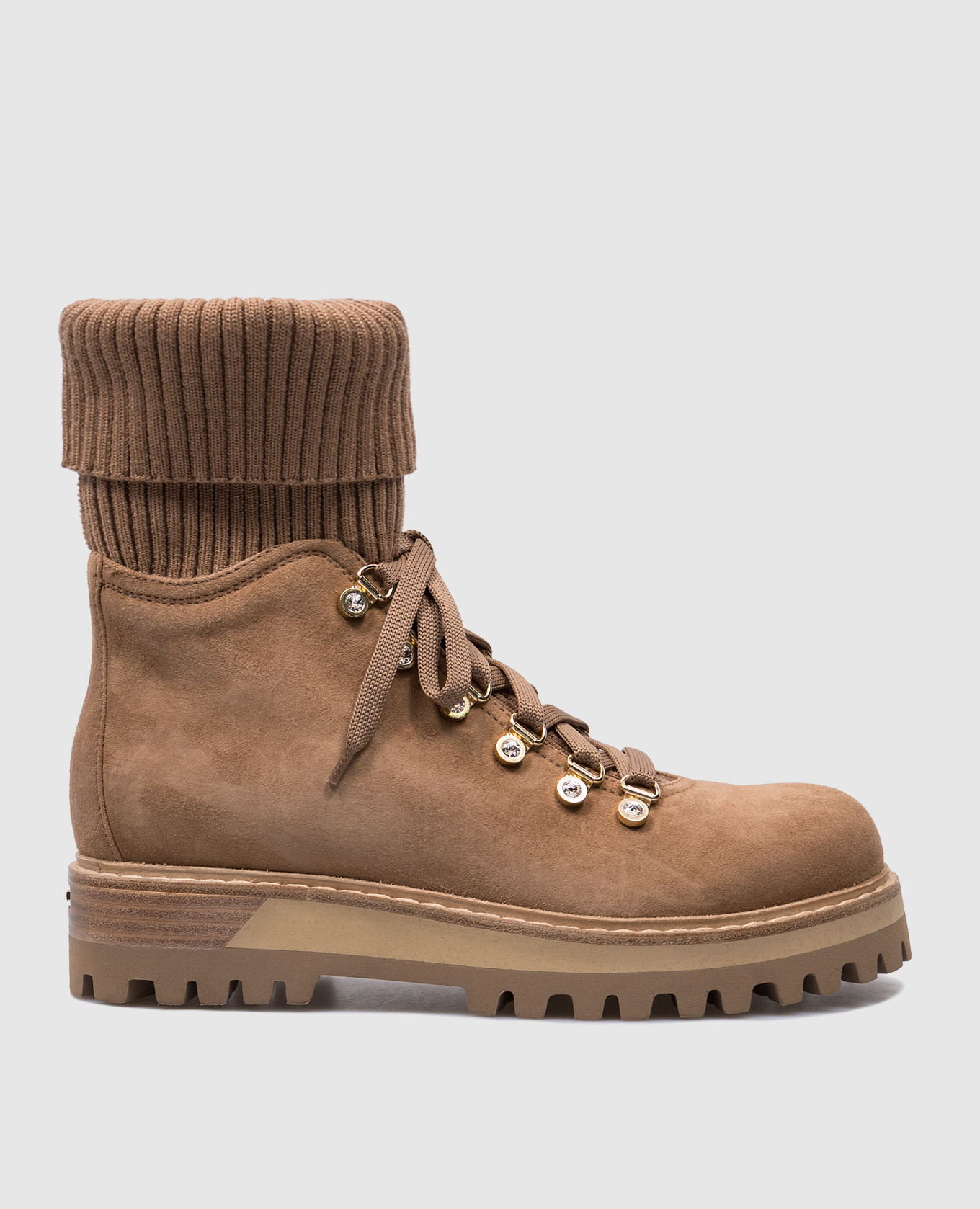 

Beige combination boots ST. MORITZ Le Silla