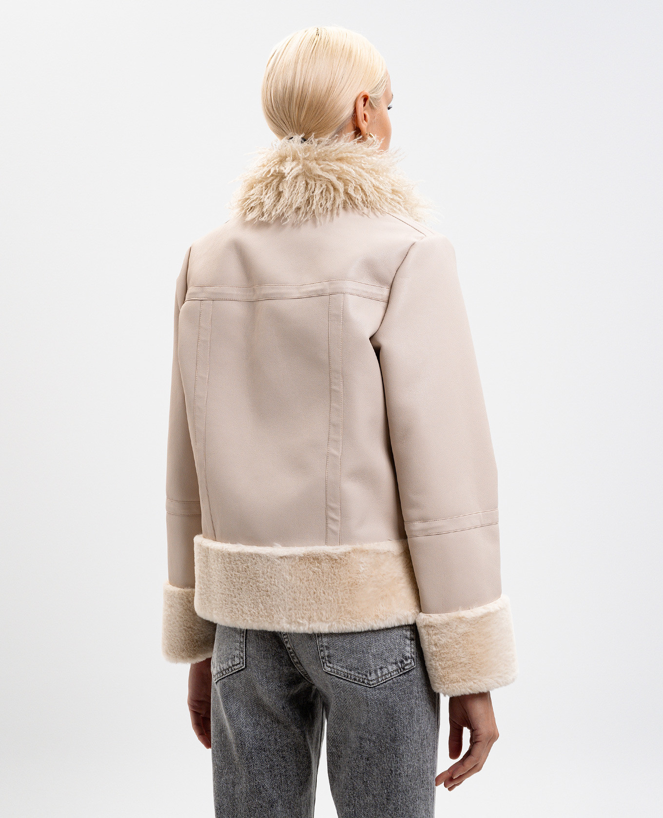Beige jacket Twinset 4
