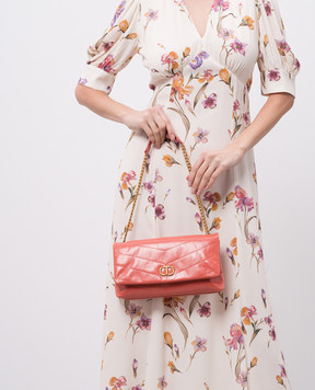 Twinset Madison pink leather bag 251TB7451