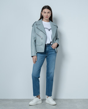 SLVRLAKE Blue Sophie jeans with a distressed effect SOPJ701SSL1918