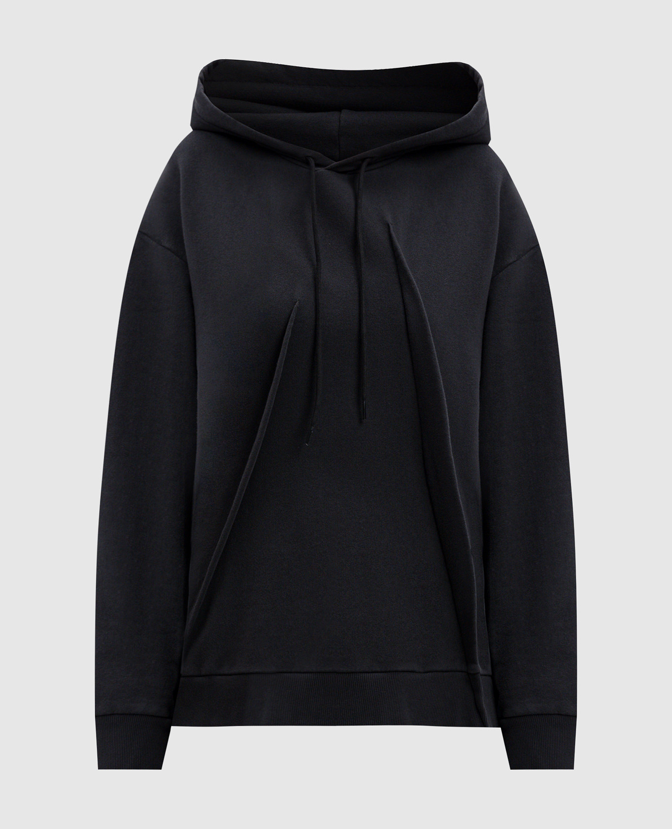 

Black hoodie with textured lines Maison Margiela MM6