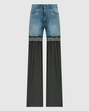 Nensi Dojaka Combined jeans with lace NDAW23DEN002