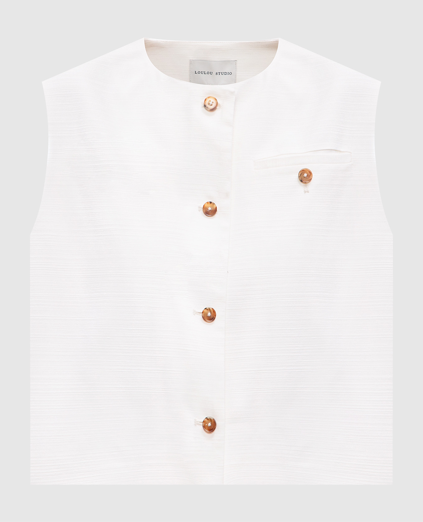 

ESME white vest Lou Lou Studio
