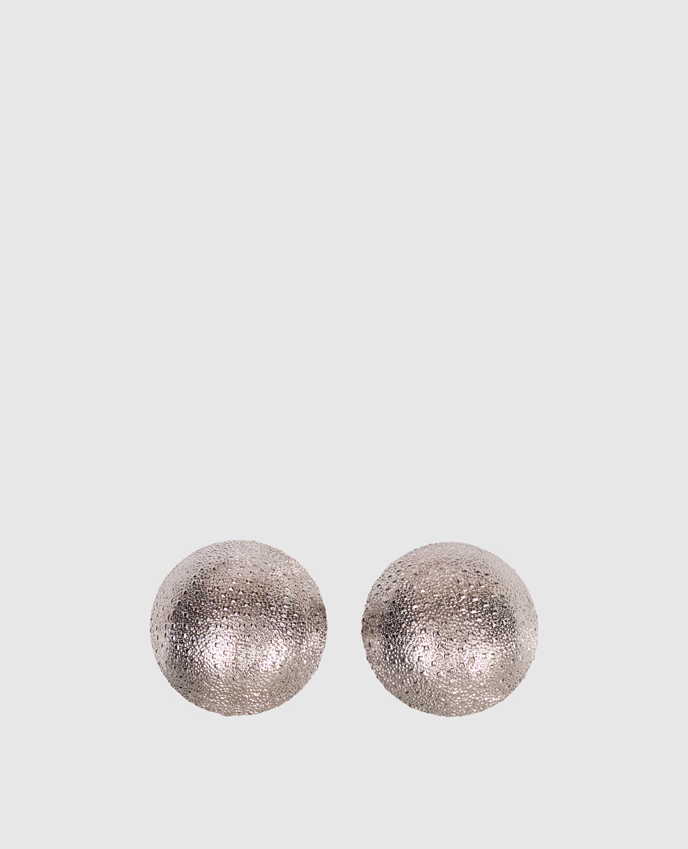 Gray clip-on earrings Peserico