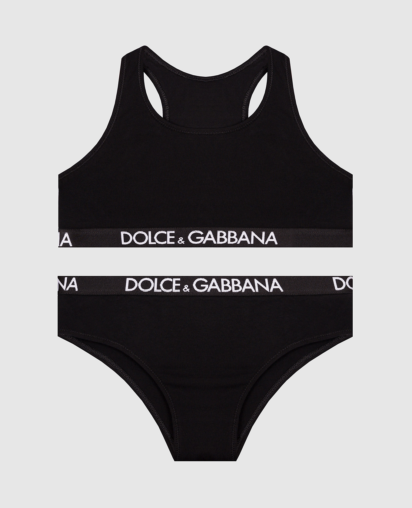 

Children's black top and panties set Dolce&Gabbana