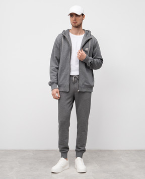 Dolce&Gabbana Grey sports jacket with logo G9BGDTG7N7B