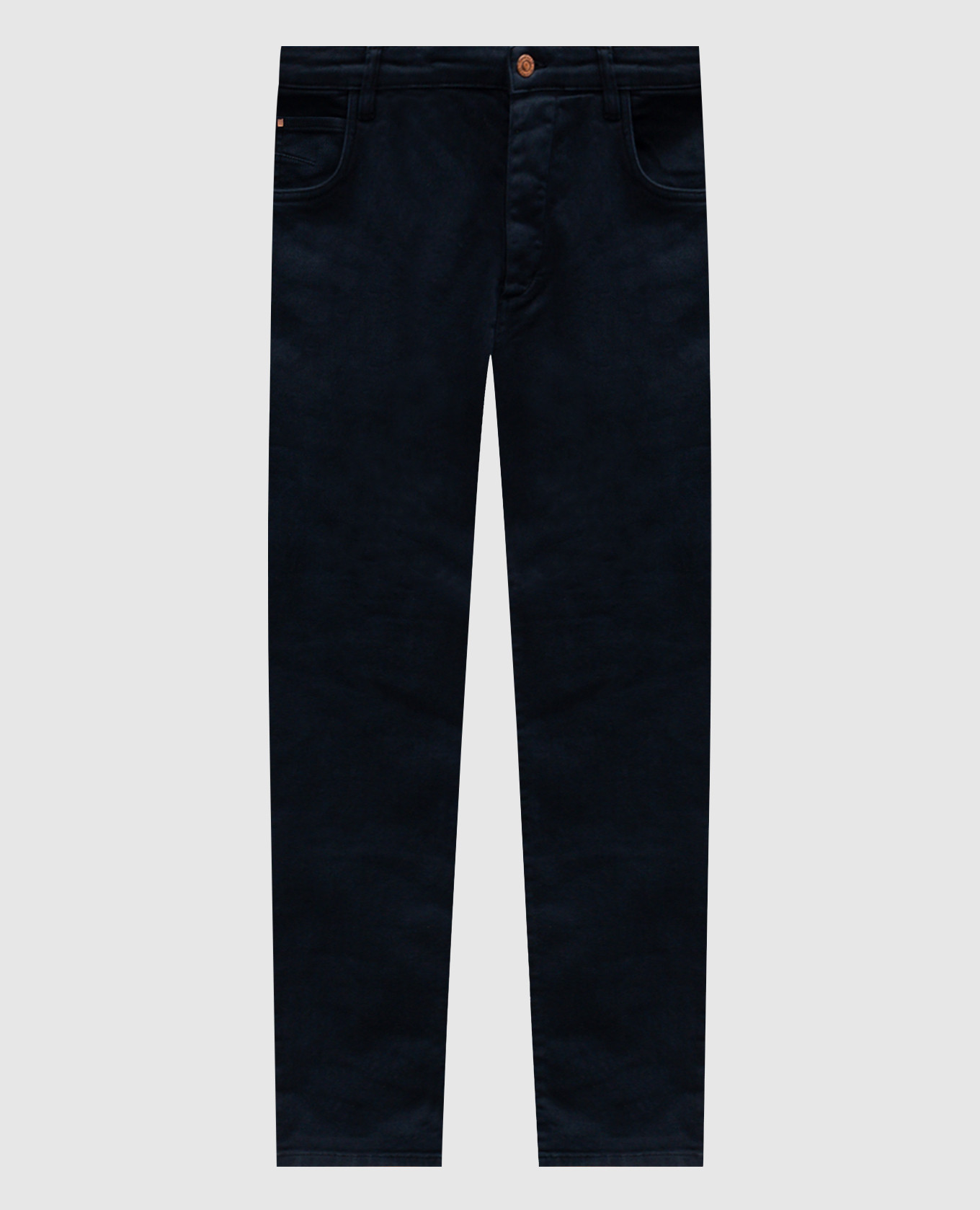 Blue jeans with logo patch Officina 36