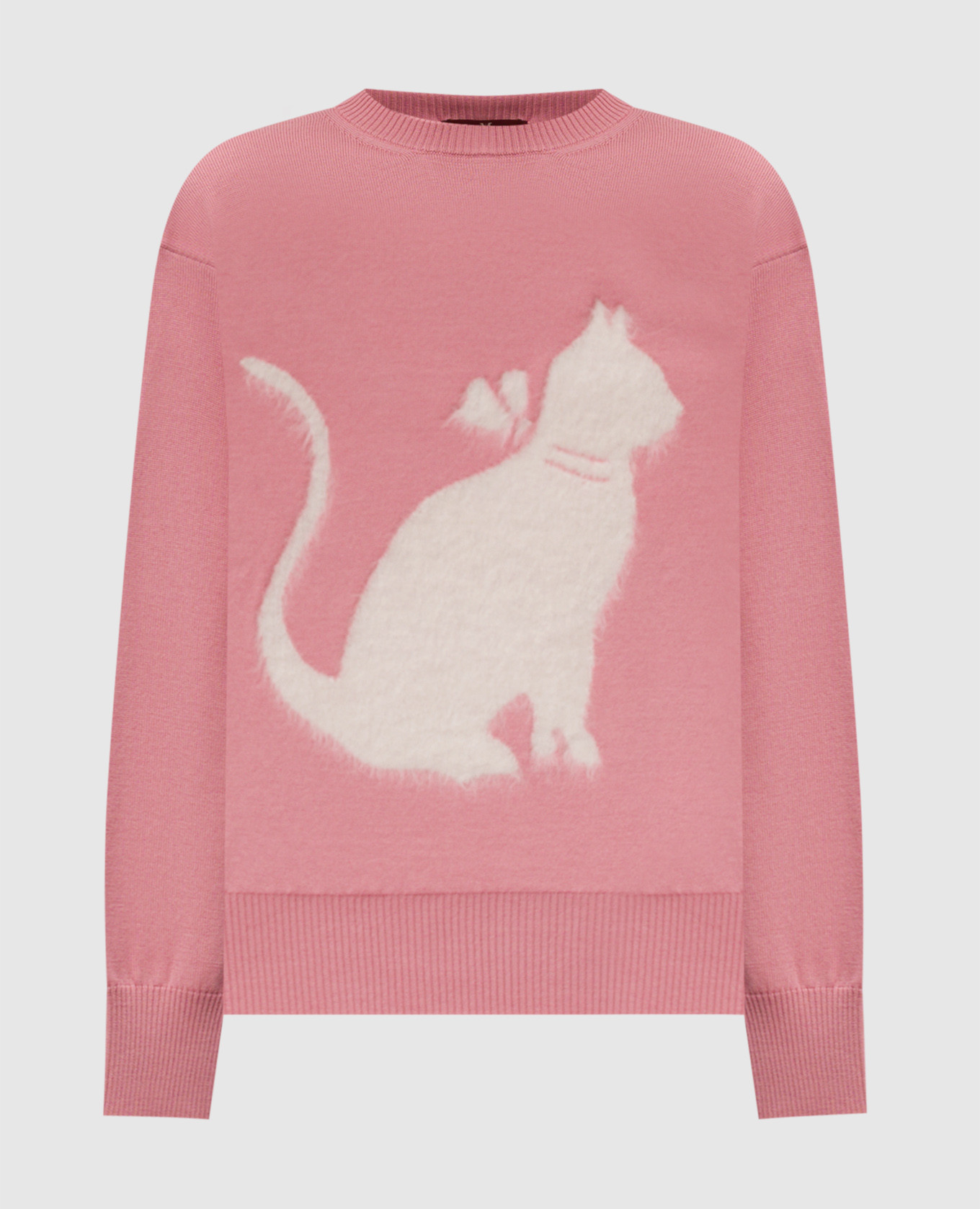 

Pink HOT sweater made of wool with a textured pattern Max Mara