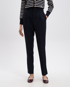 Ami Paris Blue pants made of wool FTR112WV0026