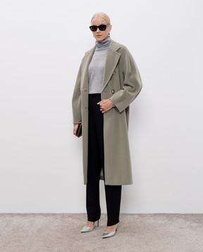 Max Mara EDUCATA gray wool and cashmere sweater EDUCATA
