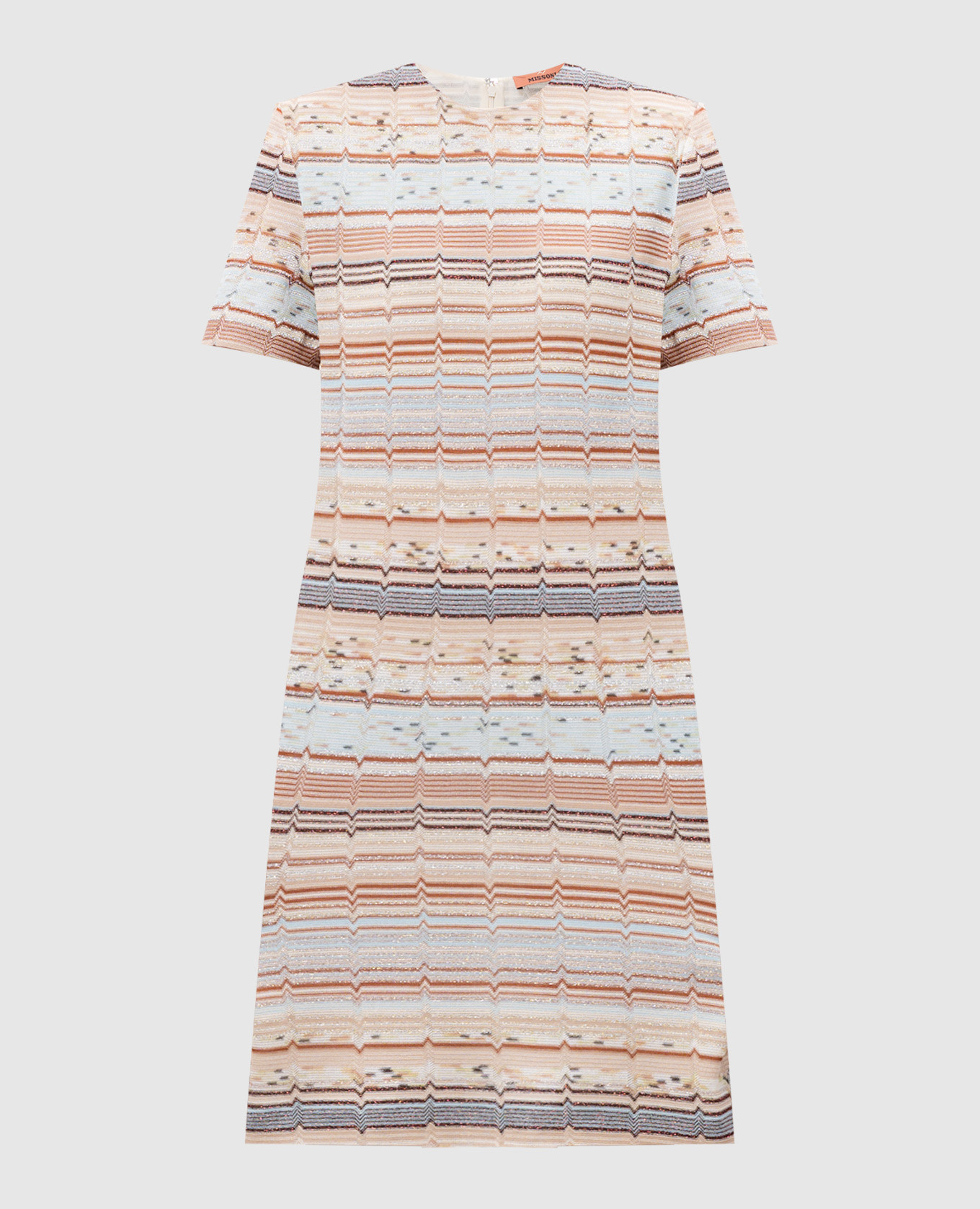 

Beige dress with lurex pattern Missoni