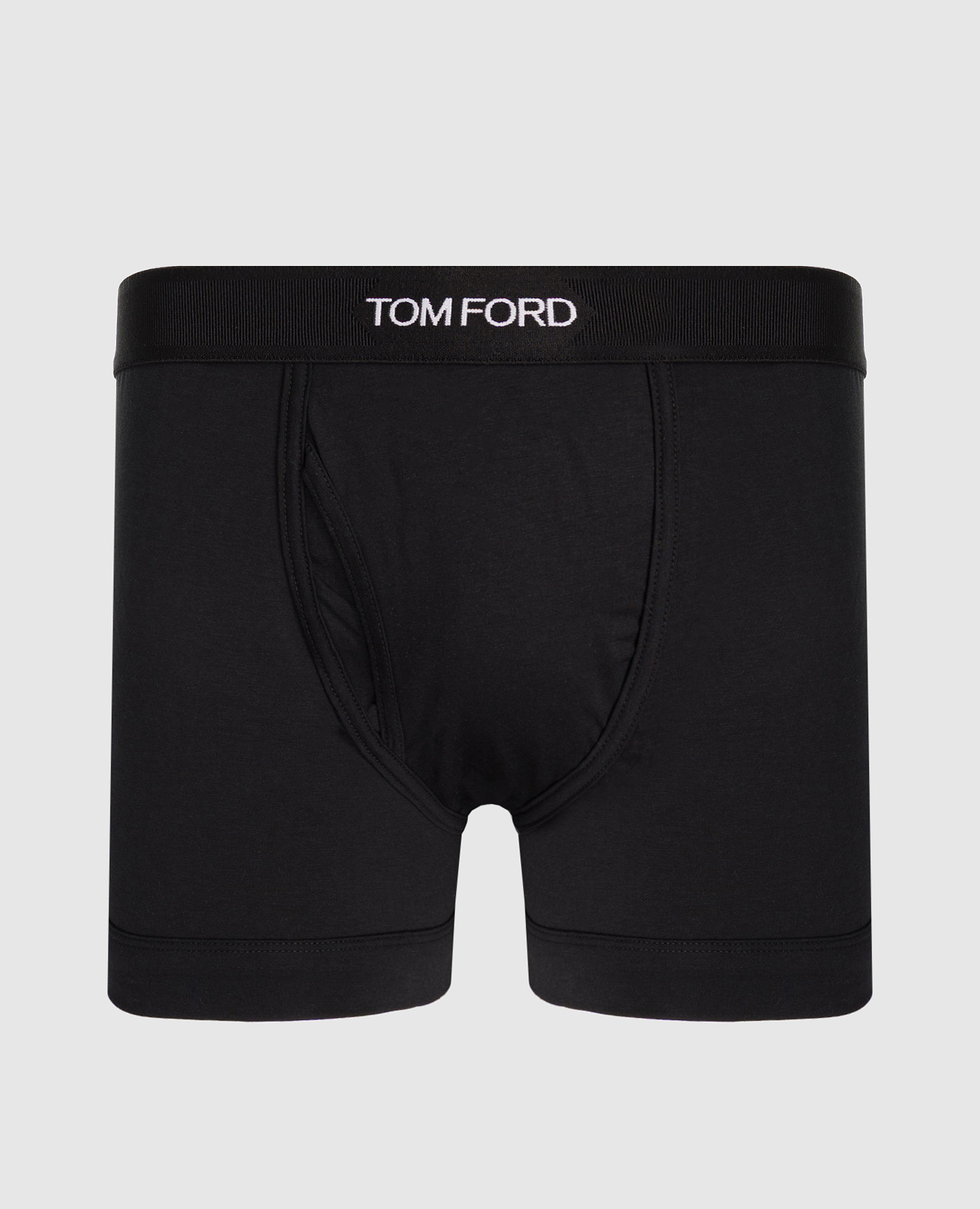 Black boxer briefs with logo pattern Tom Ford