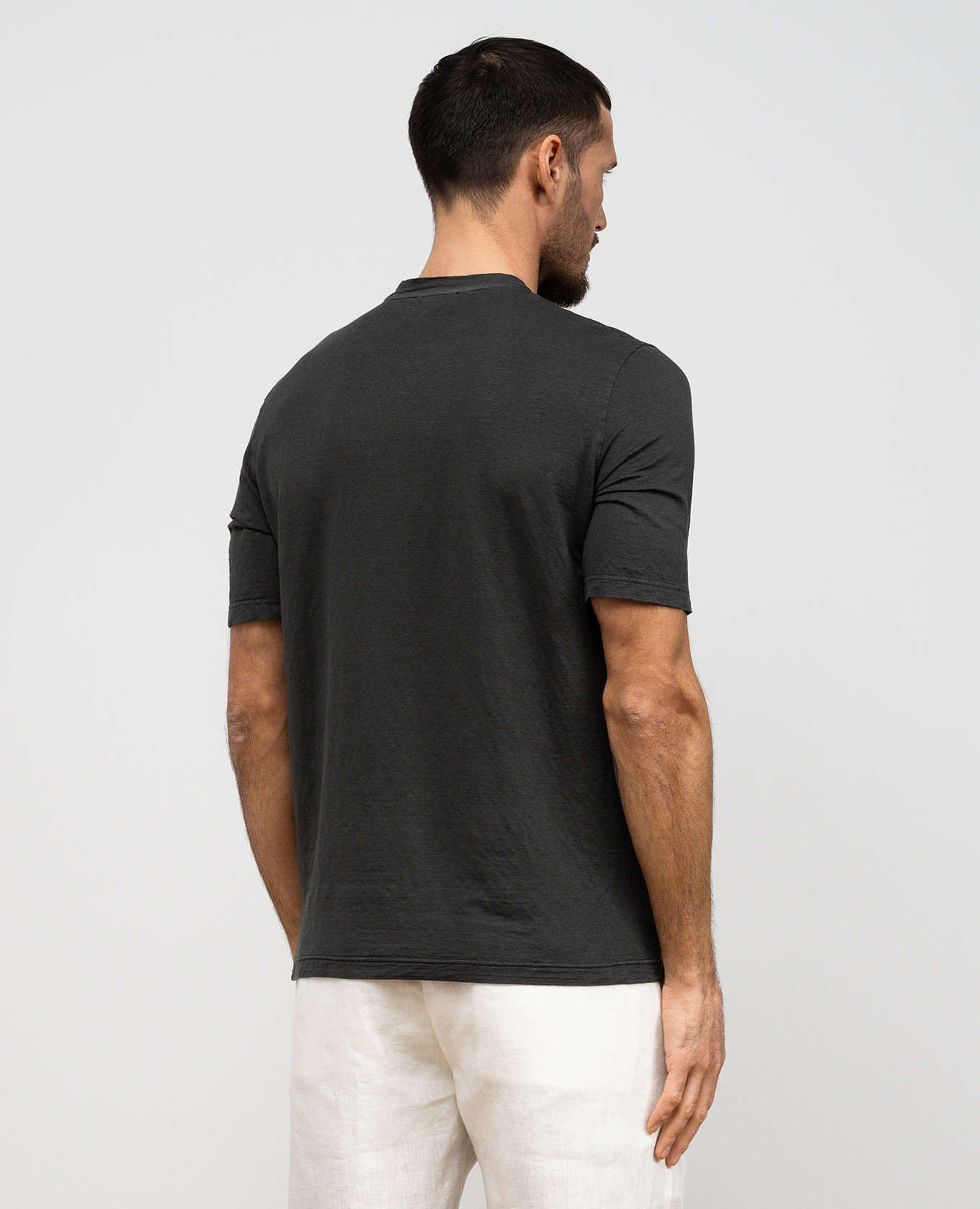

Gray linen T-shirt Cashmere&Whiskey, Grey