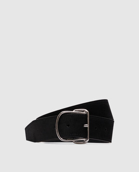 Toteme Black suede belt 252WAM0046LE0027