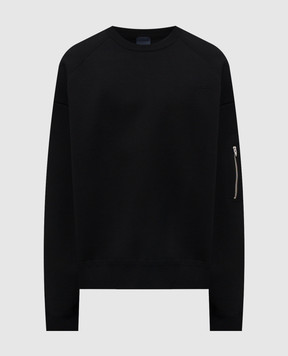Juun.j Black sweatshirt with logo JC5951P115