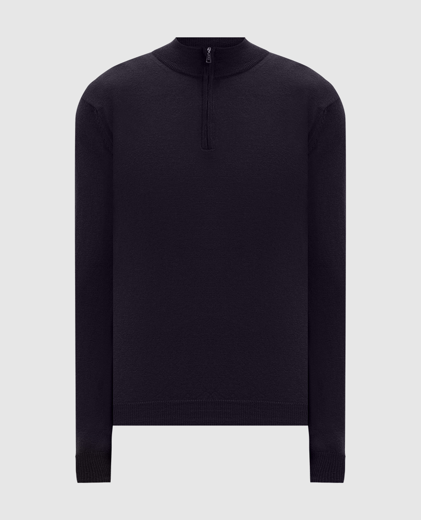 Gray merino wool jumper