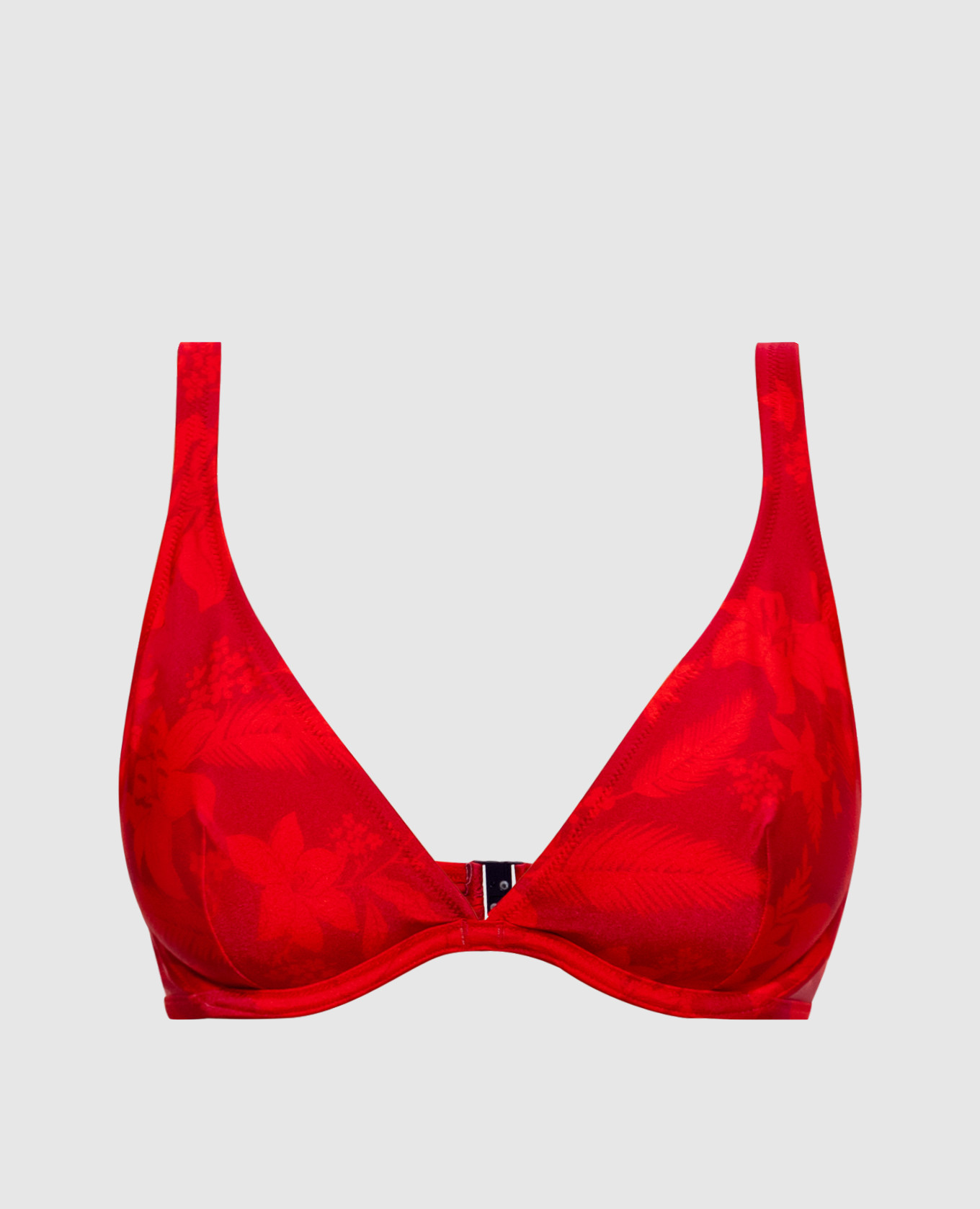 

Burgundy floral print swimsuit bodice Vilebrequin