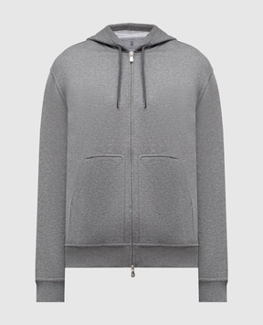 Brunello Cucinelli Grey melange sports jacket MM8319069G