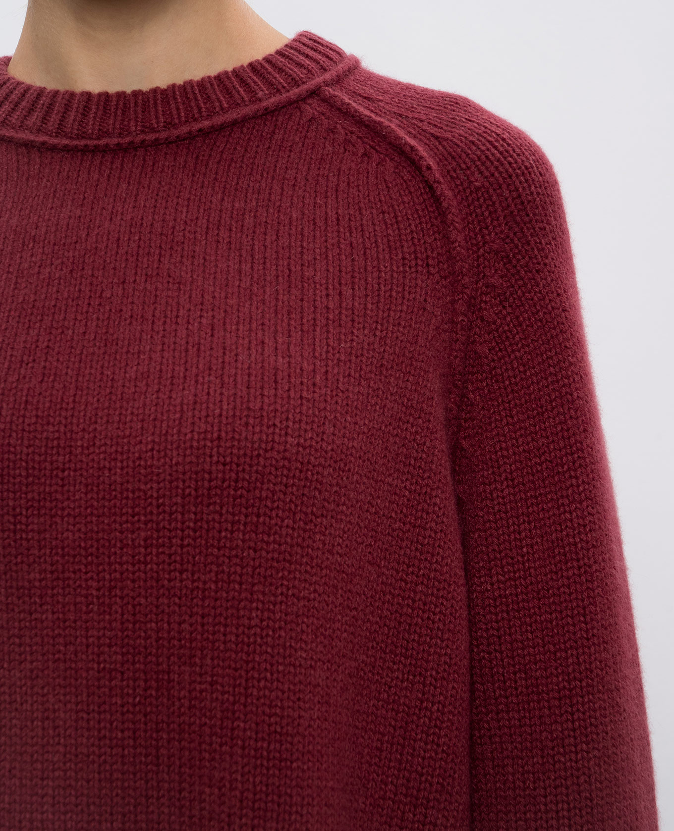 

Curtis burgundy cashmere sweater Simkhai