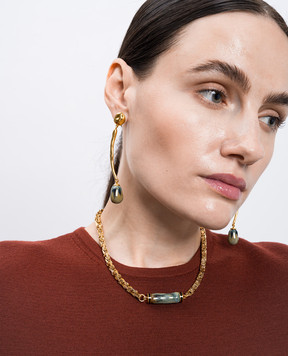 House of Fou Waka Earrings WAKALONGWITHDROPS