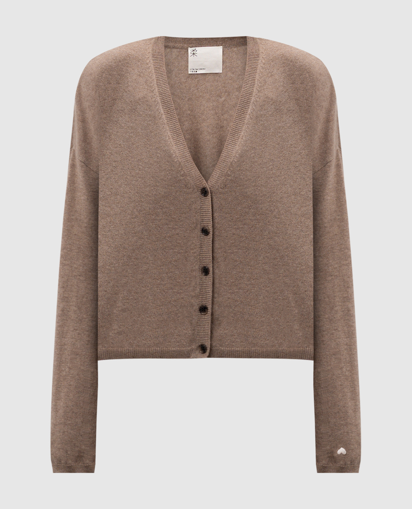 

The Abby cashmere cardigan in brown LISA YANG