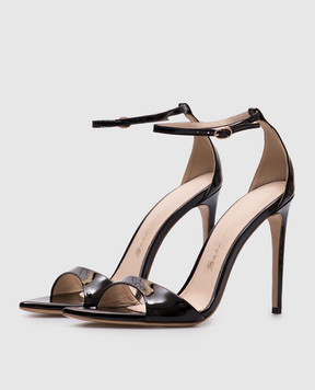 Babe Pay Pls Black patent leather sandals 223102221