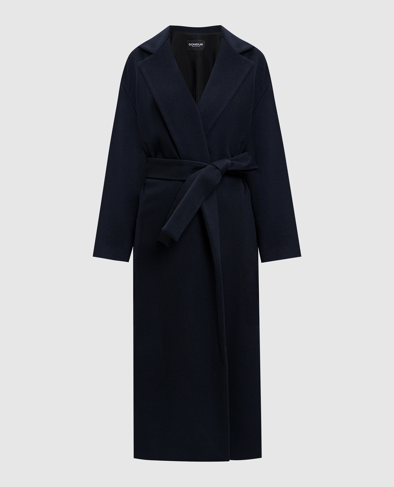 

Blue wool and cashmere coat Dondup