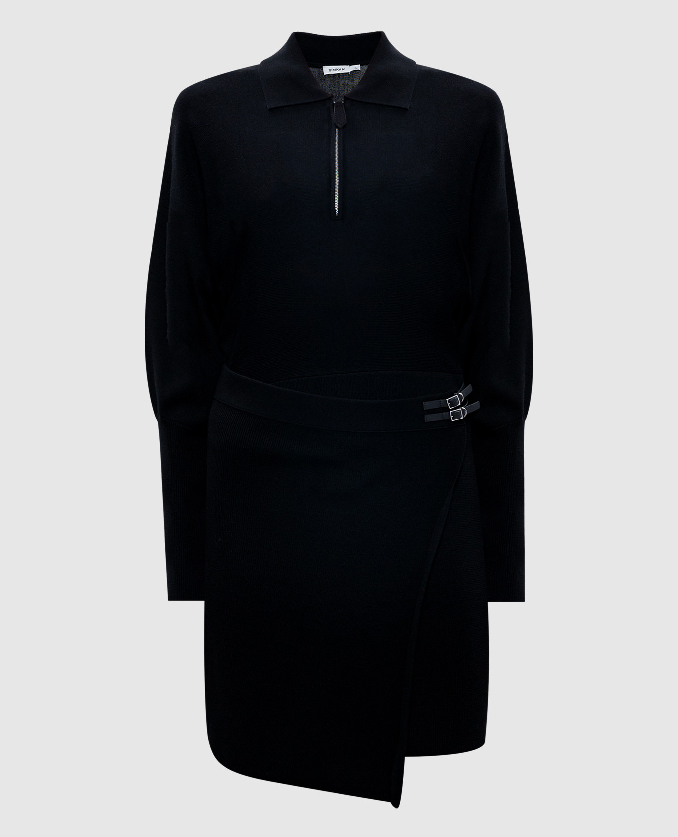 

Black merino wool mini dress Simkhai