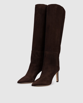 Jimmy Choo Alizze brown suede boots ALIZZEKB85SUE