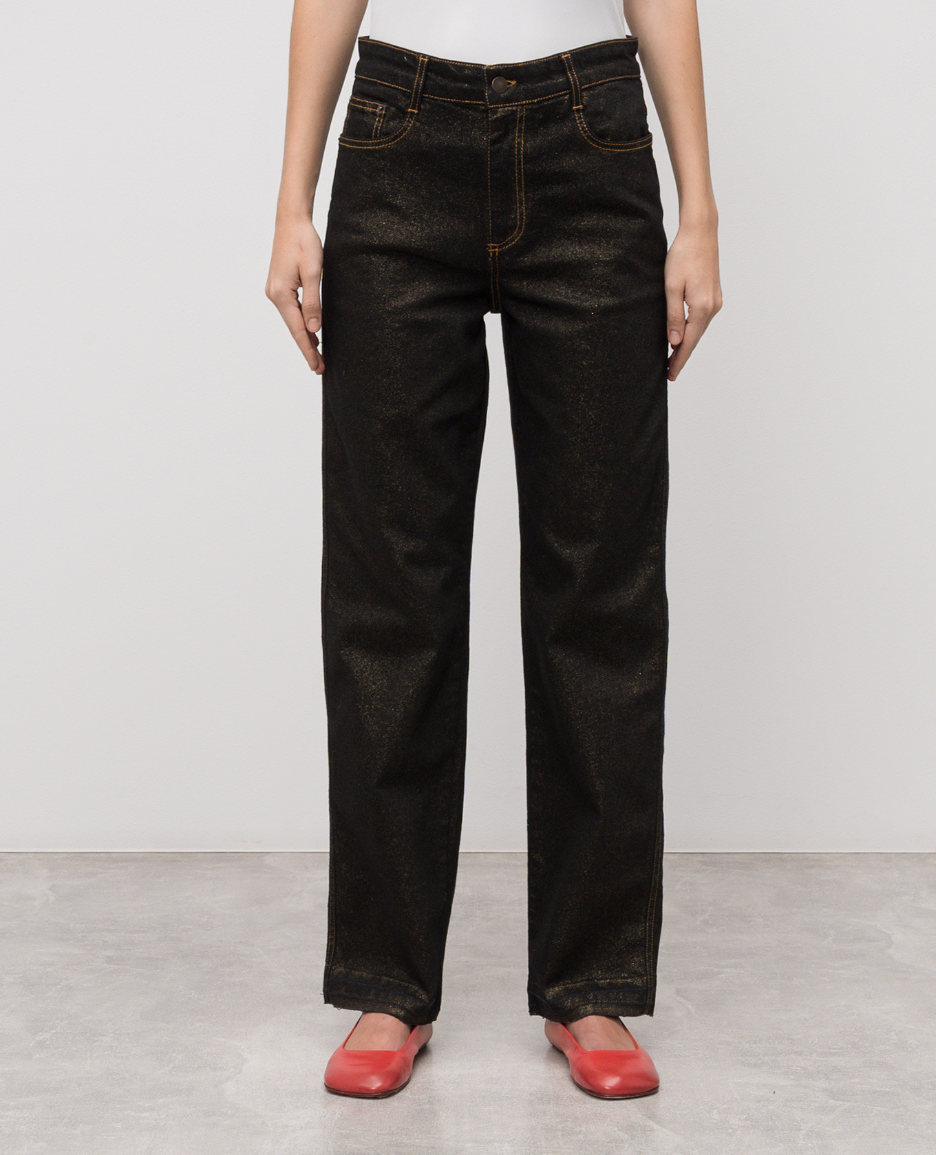 Keats black jeans with lurex Momoni 3