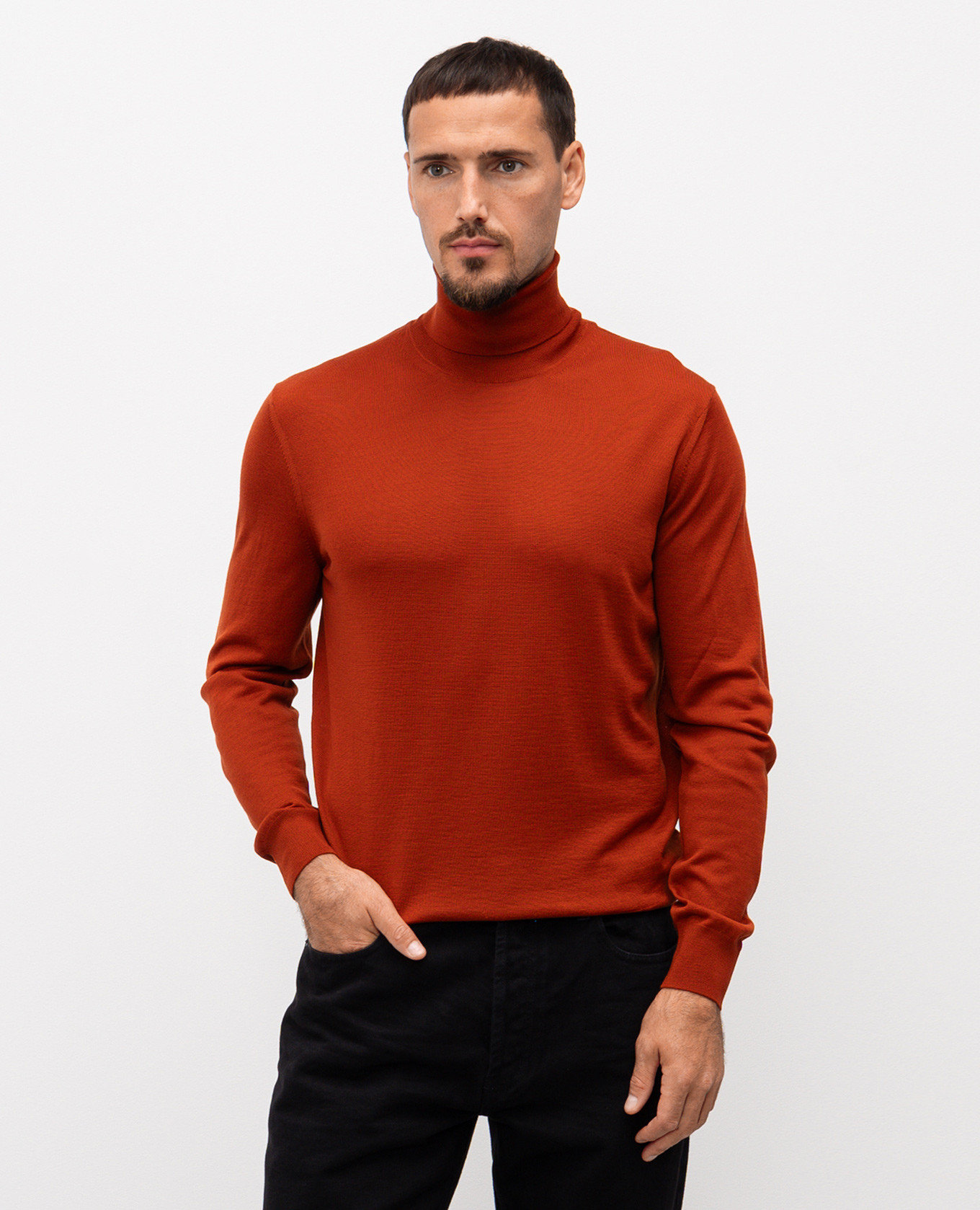 Brown wool golf Saint Laurent 3