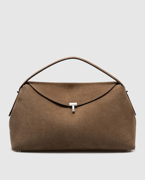 Toteme Beige suede bag 241WAL961LE0004