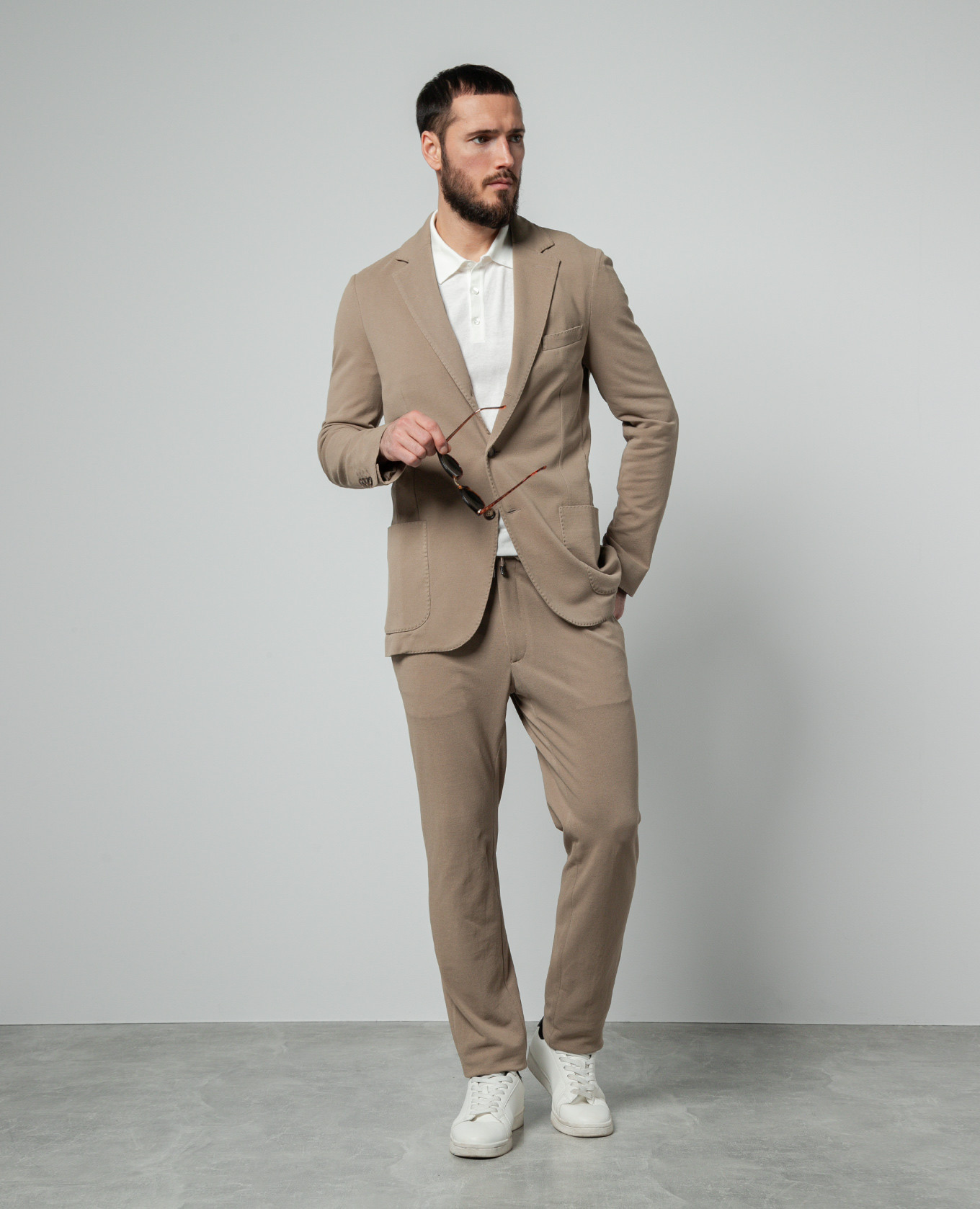Khaki blazer Enrico Mandelli 2