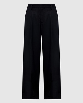 MooRER Ofilia black wool and cashmere pants OFILIAFSR