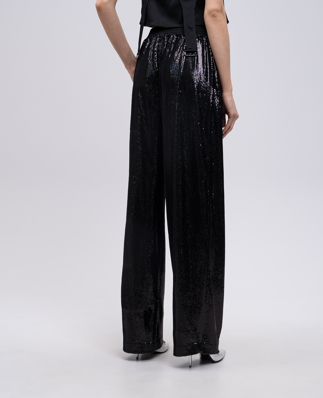Black pants with sequins SSHEENA 4