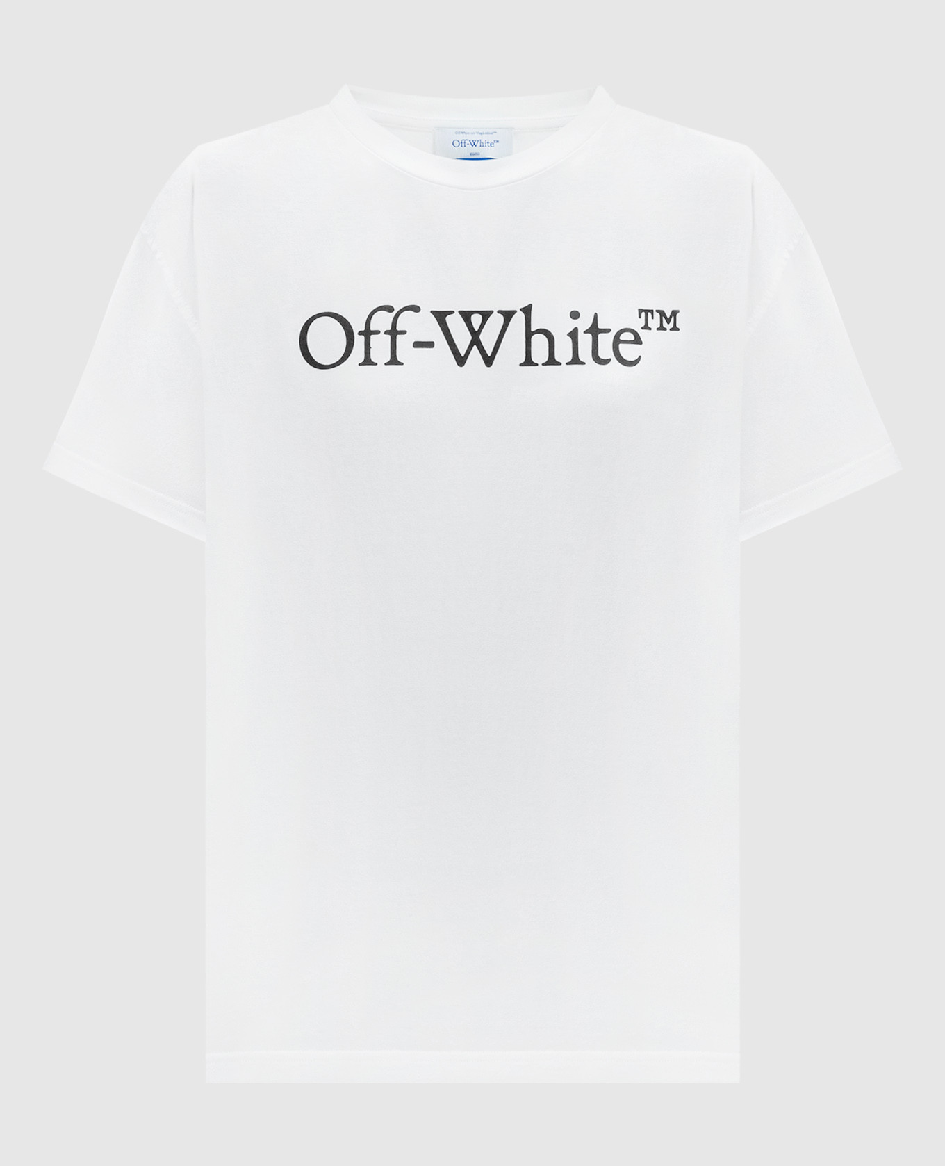 White t-shirt with off-white logo print off-white