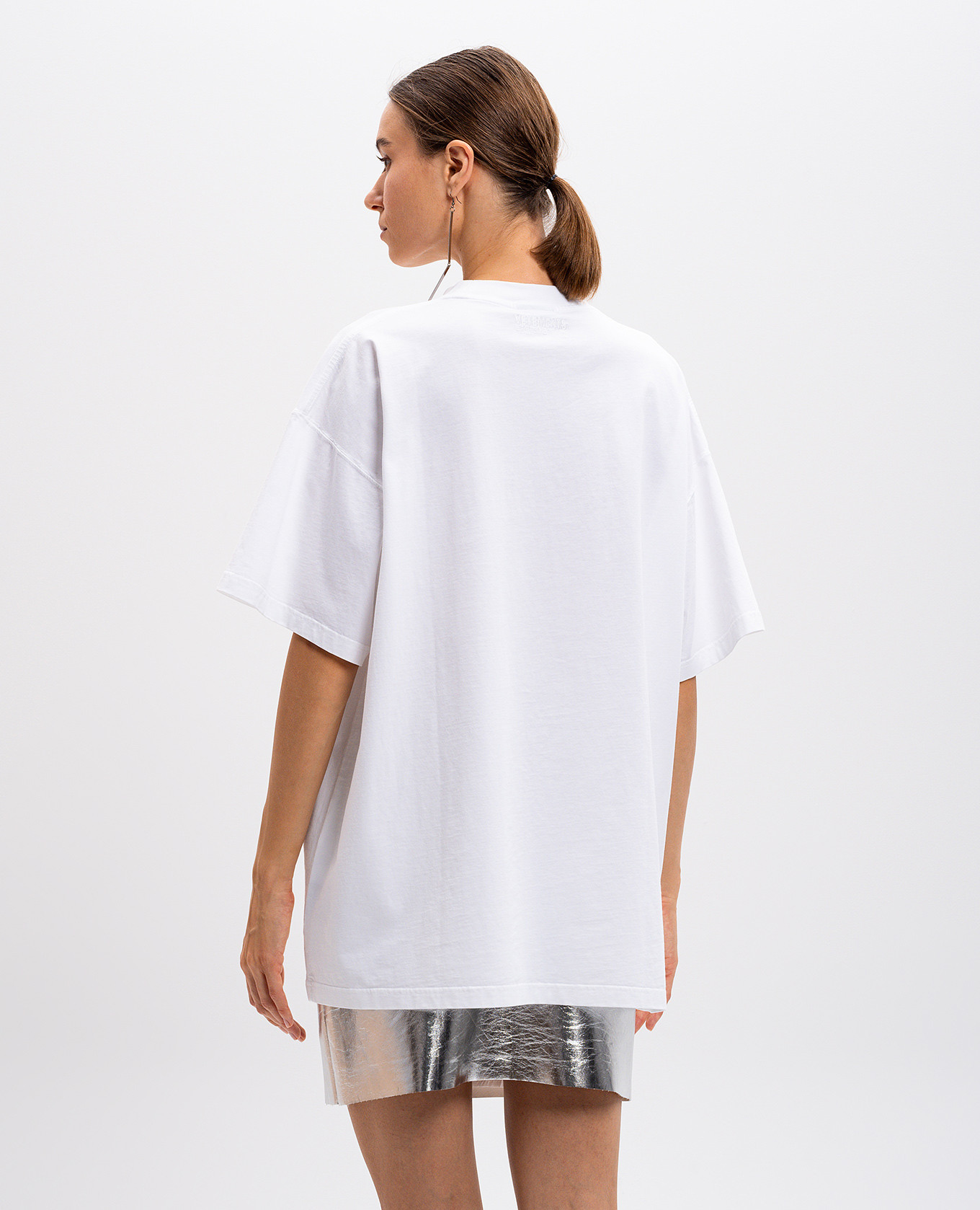 White t-shirt with a print Vetements 4