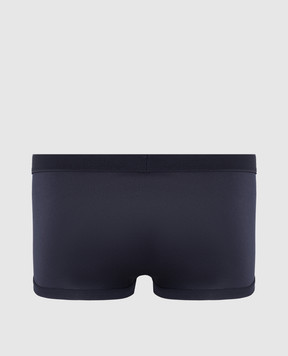 Zimmerli Blue boxer briefs with a logo pattern 2861445