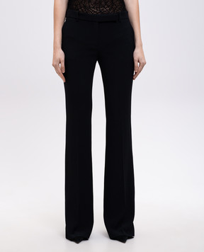 Alexander McQueen Blue flared pants 830045QEAAA