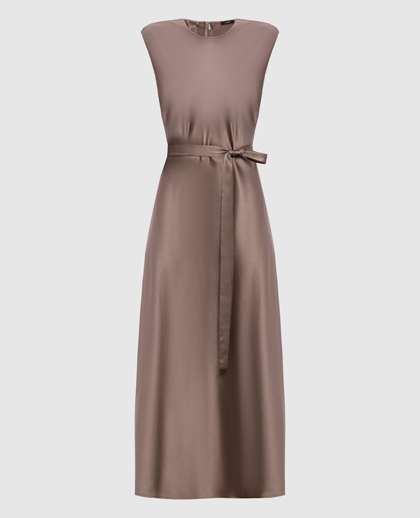 

Garnier brown silk midi dress JOSEPH