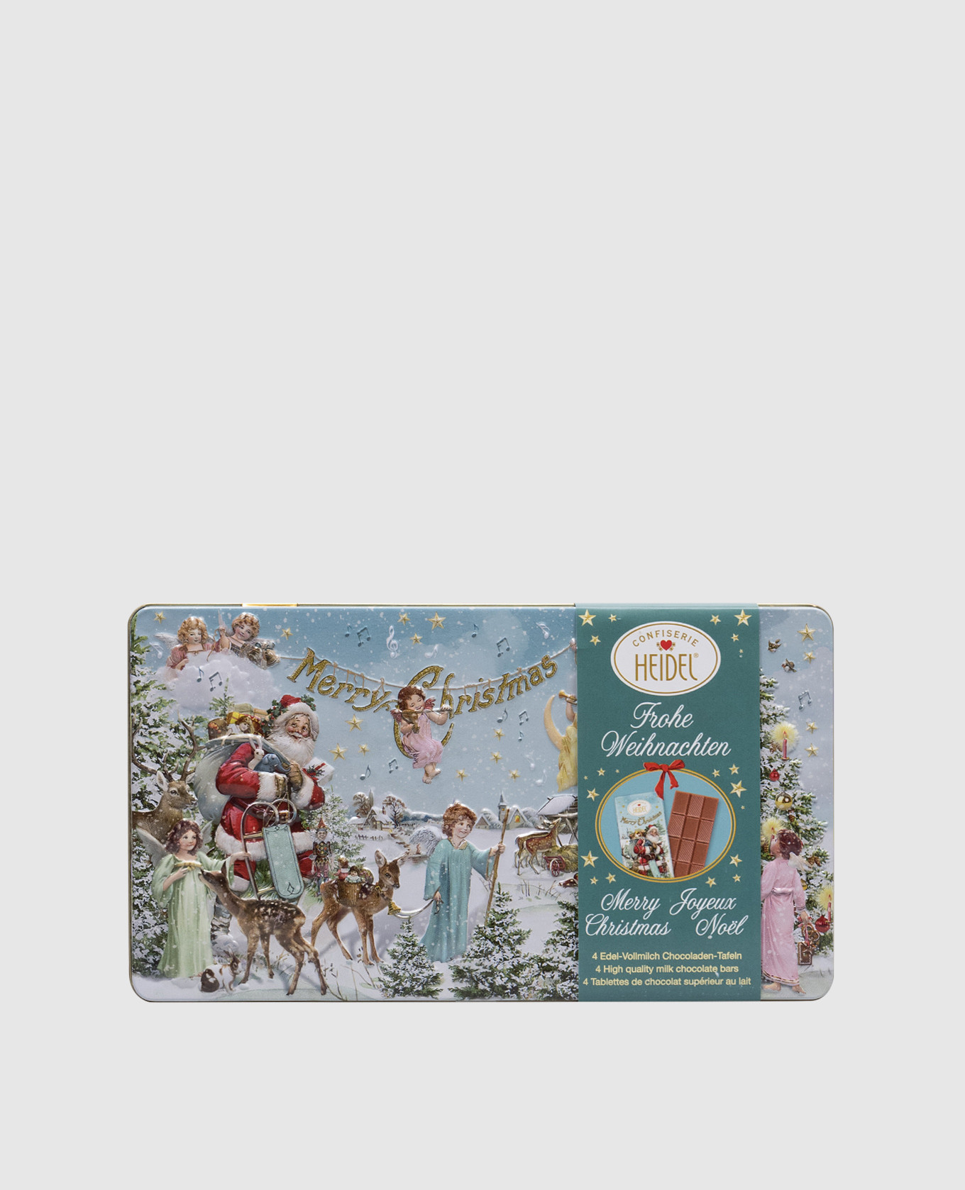 

High-quality whole milk chocolate "Angel Nostalgia" in a gift box Heidel, Light blue