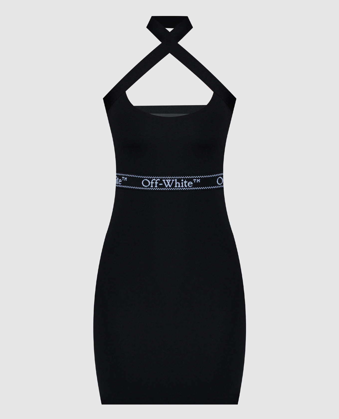 

Black mini dress with logo Off-White