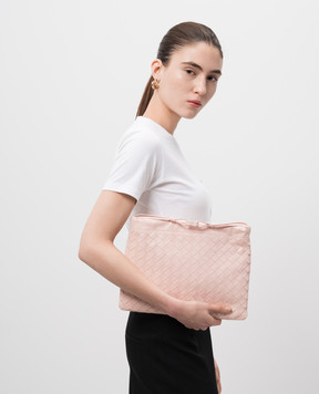 Bottega Veneta Dustbag pink leather bag 796728V3IV1