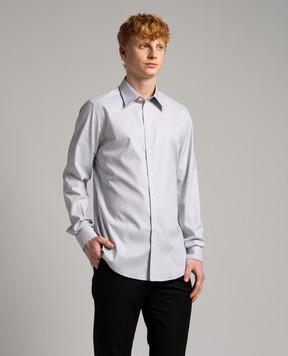 Dolce&Gabbana Gray patterned shirt G5LP8TFM5GK