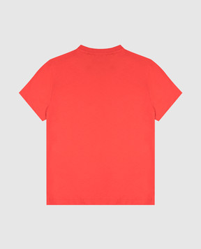 Versace Children's red T-shirt with Medusa print 10183421A12978