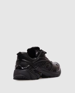 Balmain Black sneakers with logo EM1VI357LGSZ