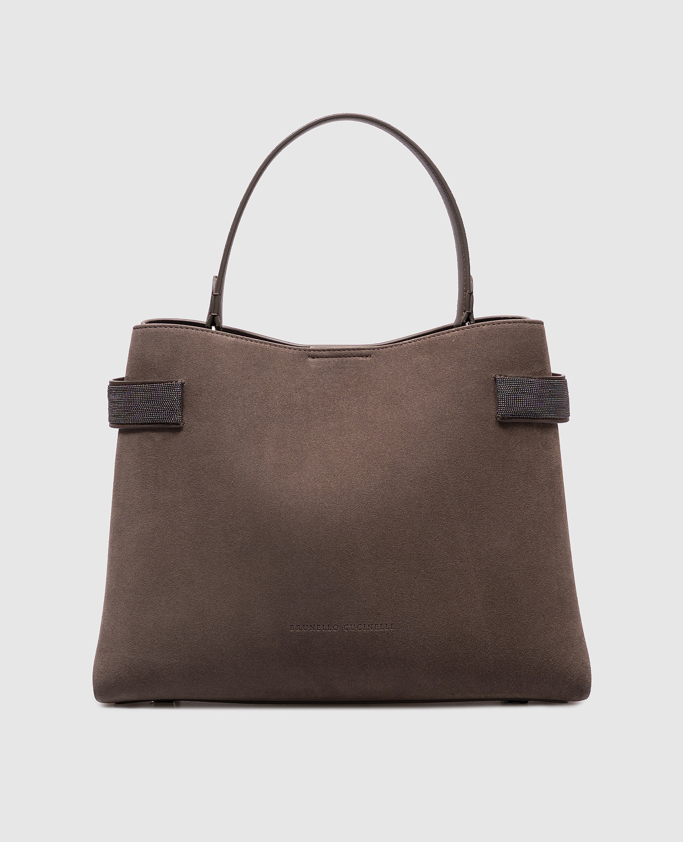

Brown suede bag Essence Brunello Cucinelli