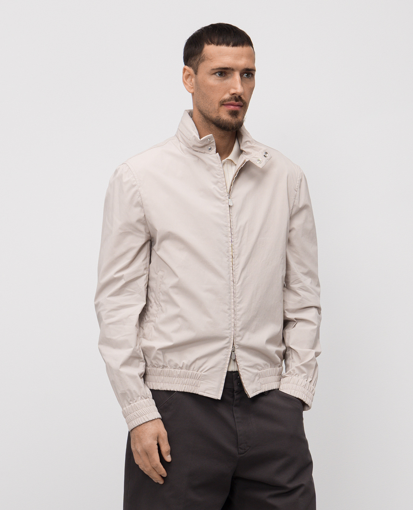 

Beige windbreaker Brunello Cucinelli